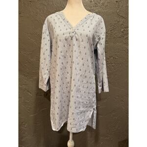 Hatley Nautical Anchors Cotton Shirt Dress